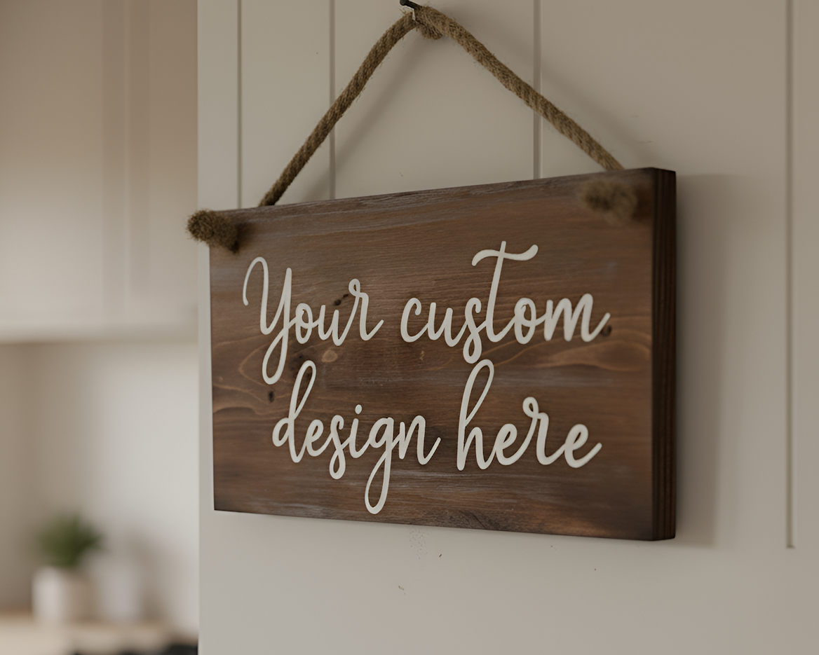 Personalised Sign • Little Wootton